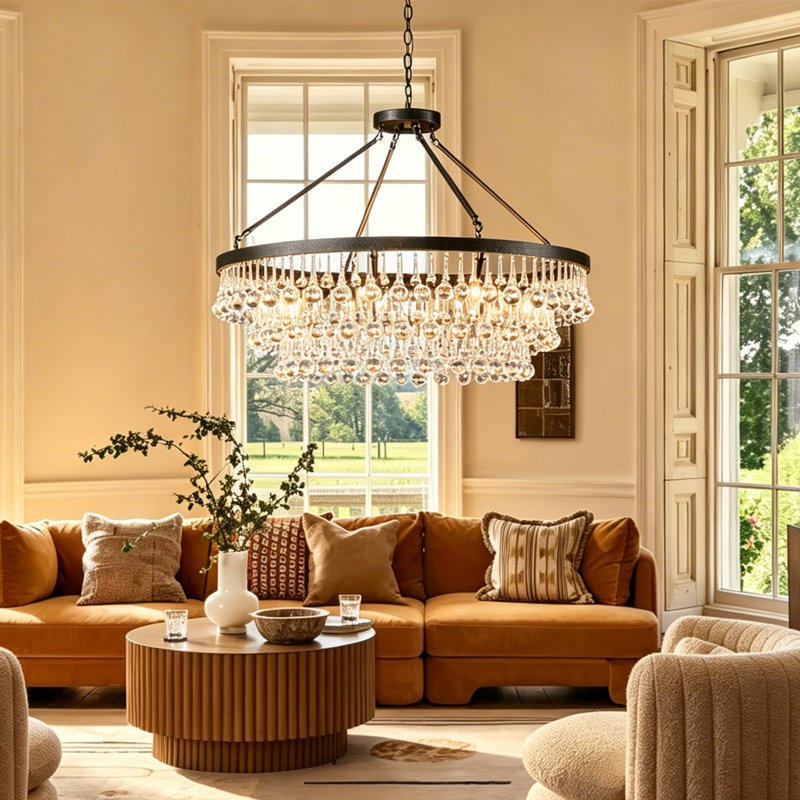 Mercer41 Alissya 10 - Light Dimmable Tiered Chandelier & Reviews